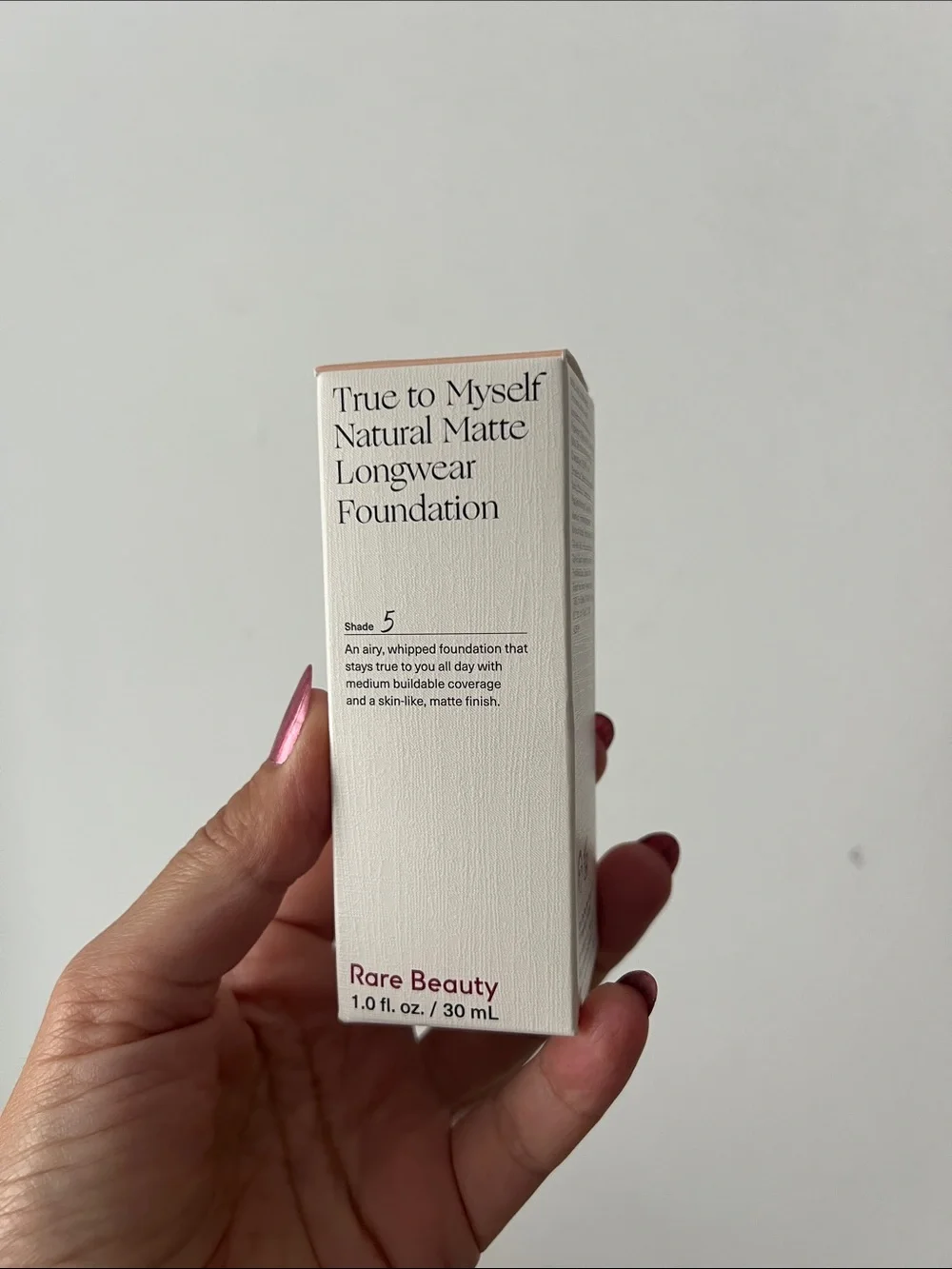 Rare Beauty True to Myself Natural Matte Longwear Foundation 5